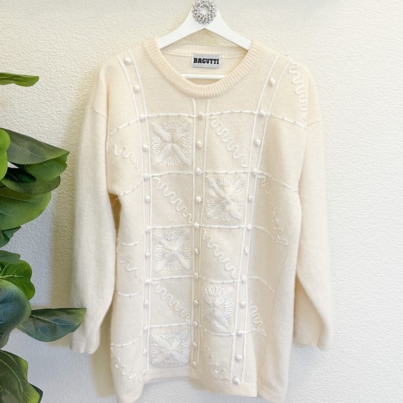 BAGUTTI Lambswool Cardigan - Picture 1 of 9